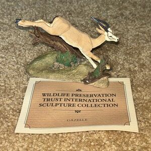 The Franklin Mint Wildlife Preservation 1987 Gazella leptoceros Gazelle